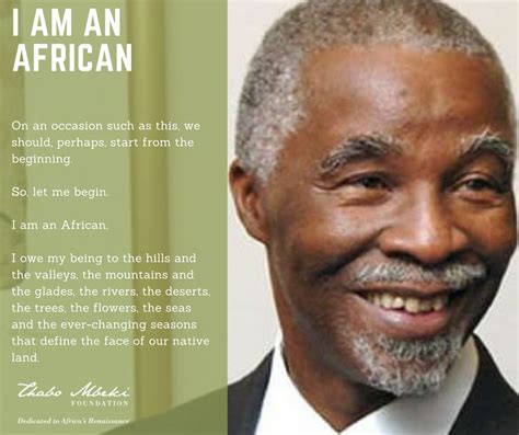 thabo mbeki i am an african speech analysis